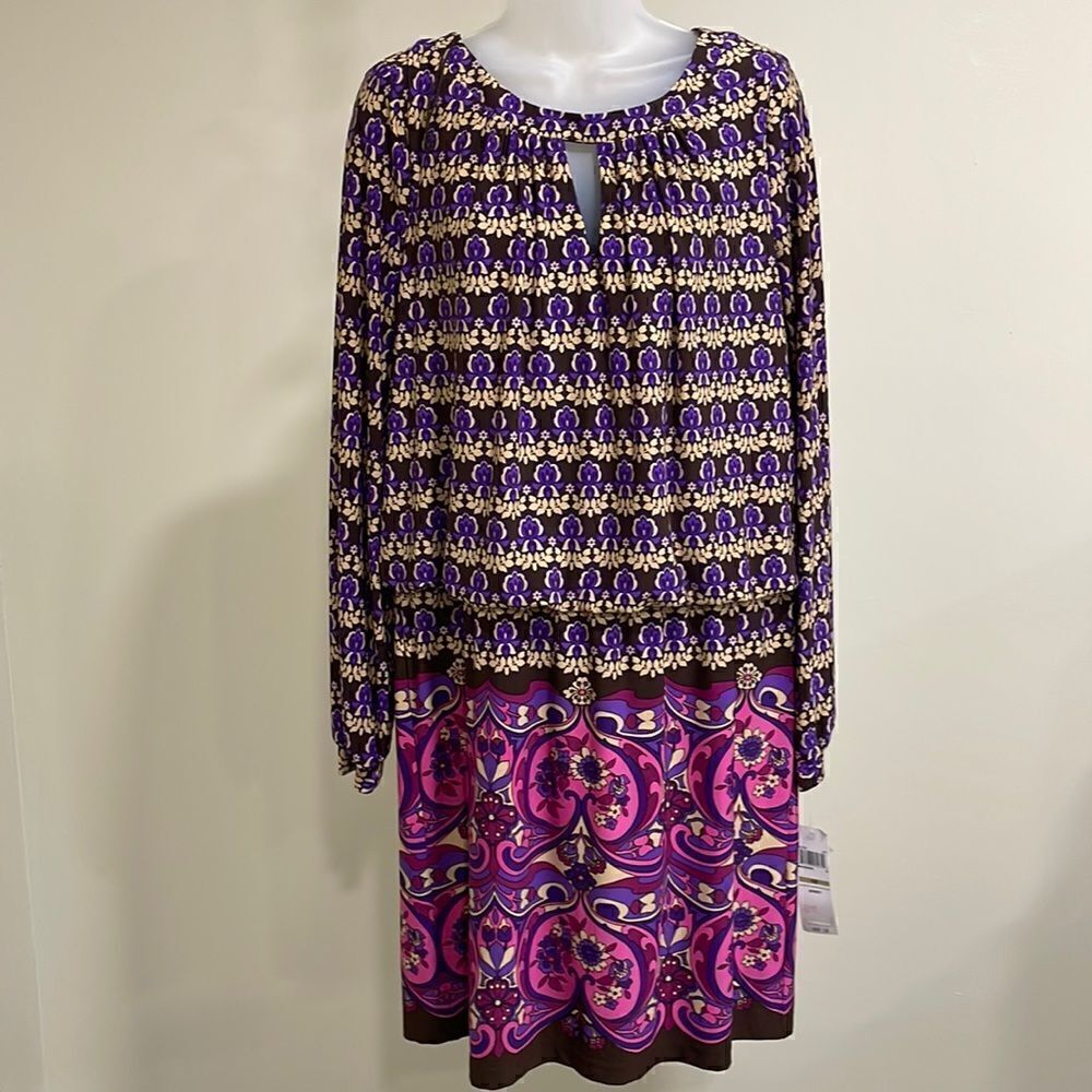 NWT London Times Dress. Size 12 L Large grande